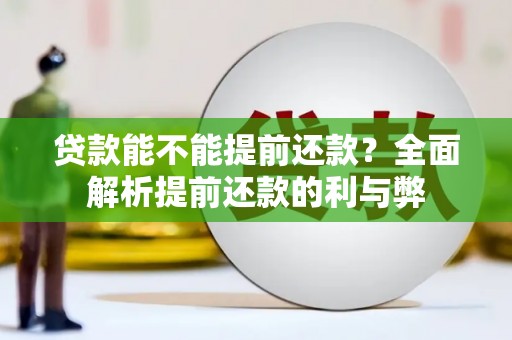三穗贷款能不能提前还款？全面解析提前还款的利与弊