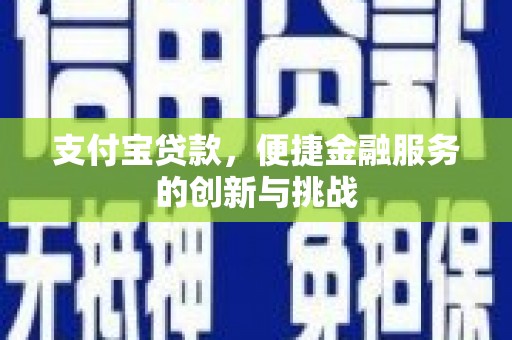 三穗支付宝贷款，便捷金融服务的创新与挑战