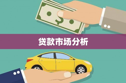 三穗贷款市场分析
