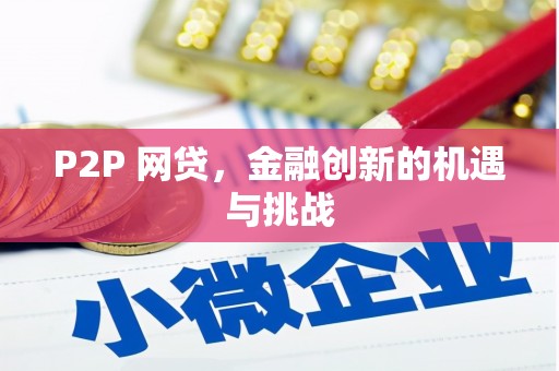 三穗P2P 网贷，金融创新的机遇与挑战