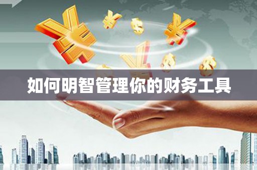 三穗如何明智管理你的财务工具