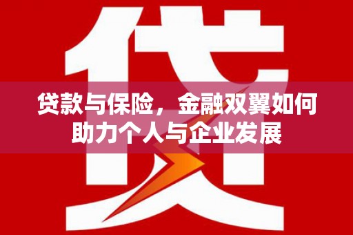 三穗贷款与保险，金融双翼如何助力个人与企业发展