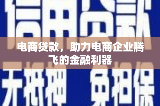 三穗电商贷款，助力电商企业腾飞的金融利器