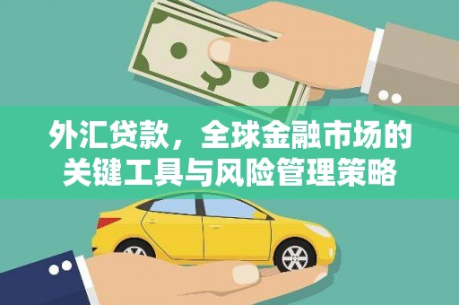 三穗外汇贷款，全球金融市场的关键工具与风险管理策略