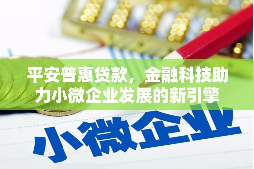 三穗平安普惠贷款，金融科技助力小微企业发展的新引擎