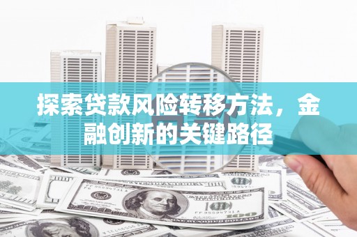 三穗探索贷款风险转移方法，金融创新的关键路径