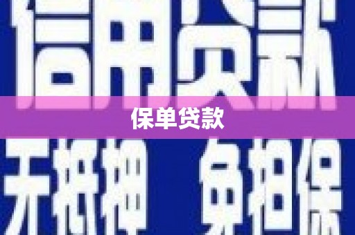 三穗保单贷款