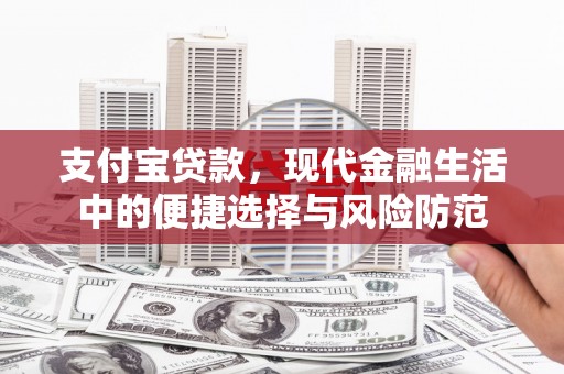 三穗支付宝贷款，现代金融生活中的便捷选择与风险防范