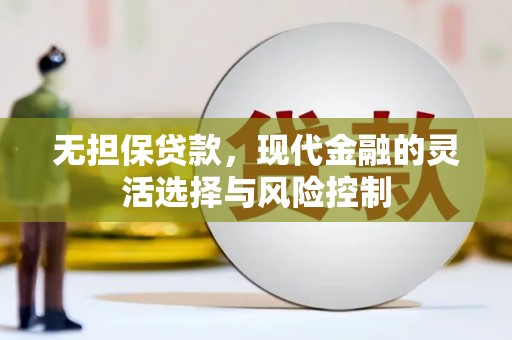 三穗无担保贷款，现代金融的灵活选择与风险控制