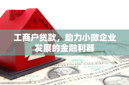 三穗工商户贷款，助力小微企业发展的金融利器