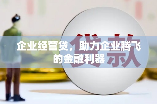 三穗企业经营贷，助力企业腾飞的金融利器