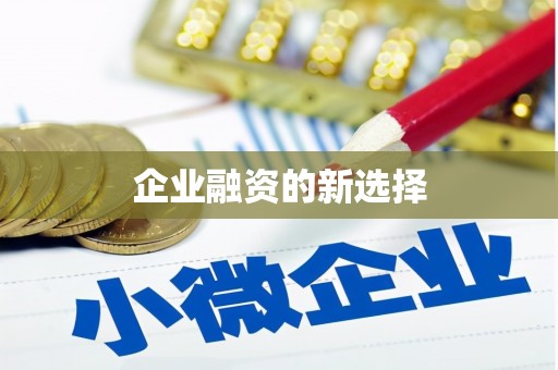 三穗企业融资的新选择