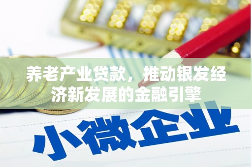 三穗养老产业贷款，推动银发经济新发展的金融引擎