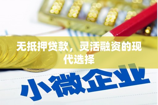三穗无抵押贷款，灵活融资的现代选择