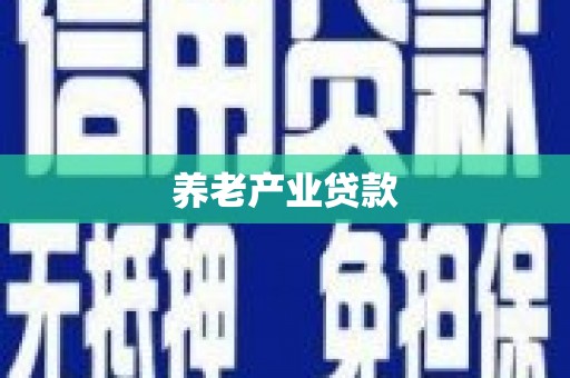 三穗养老产业贷款
