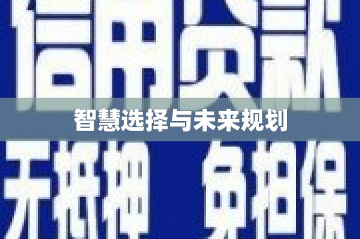 三穗智慧选择与未来规划