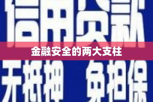 三穗金融安全的两大支柱
