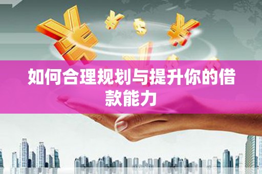 三穗如何合理规划与提升你的借款能力