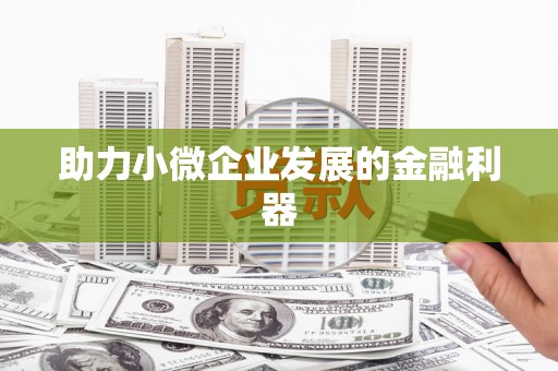 三穗助力小微企业发展的金融利器