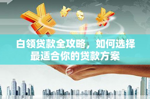 三穗白领贷款全攻略，如何选择最适合你的贷款方案