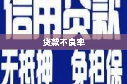 三穗贷款不良率